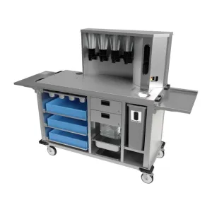 Moffat BBTX Beverage & Breakfast Trolley with 2 End Shelves - HS898