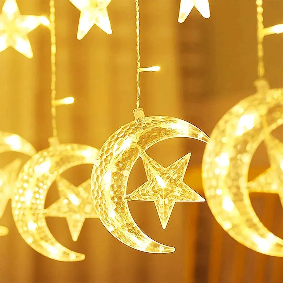 MOON & STARS DECOR FAIRY LIGHTS