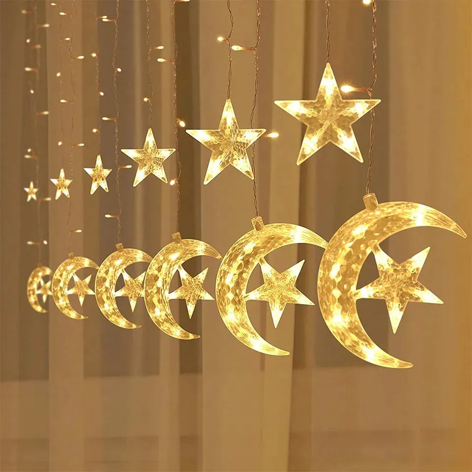 MOON & STARS DECOR FAIRY LIGHTS