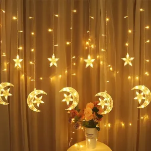 MOON & STARS DECOR FAIRY LIGHTS