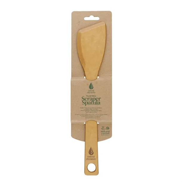 Natural Elements Wood Fibre Scraper Spatula 5'' - DX355