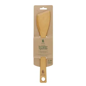 Natural Elements Wood Fibre Scraper Spatula 5''