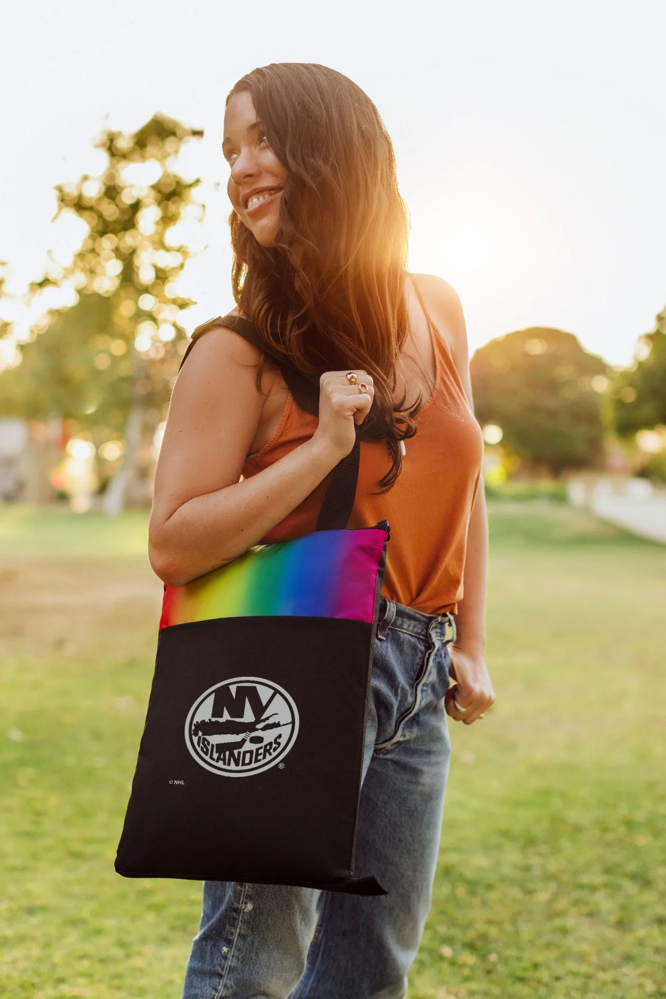 New York Islanders - Vista Outdoor Picnic Blanket & Tote