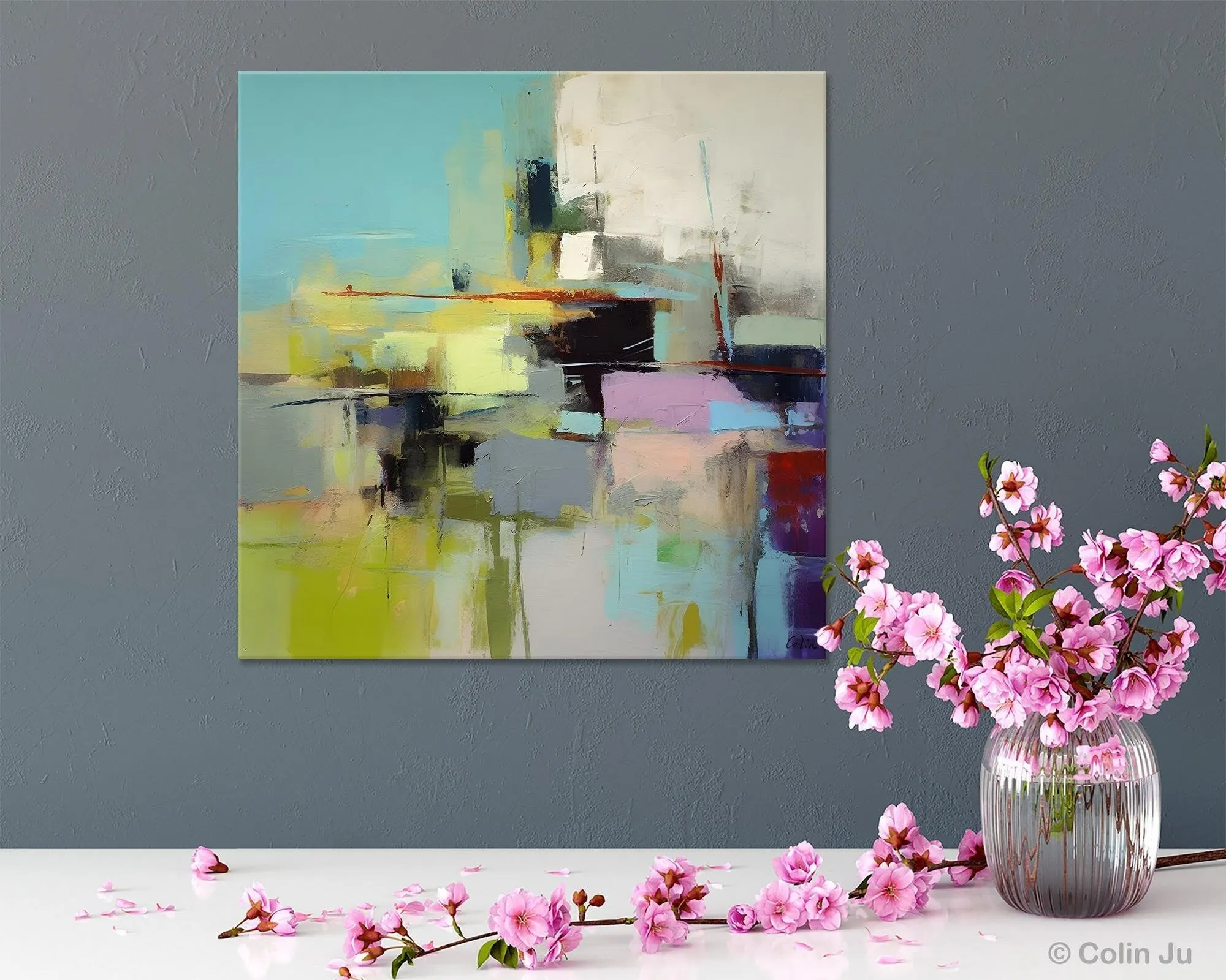 Original Modern Wall Art, Modern Canvas Paintings, Contemporary Canvas Art, Modern Acrylic Artwork, Large Abstract Painting for Bedroom