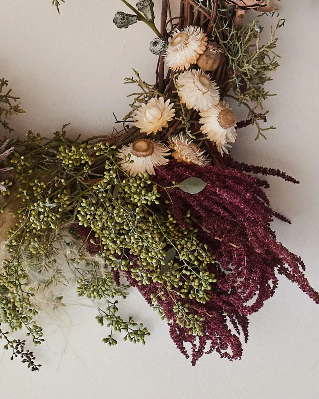 *Preorder* Grapevine Wreath, Dried Mix