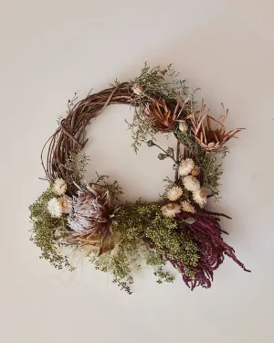 *Preorder* Grapevine Wreath, Dried Mix