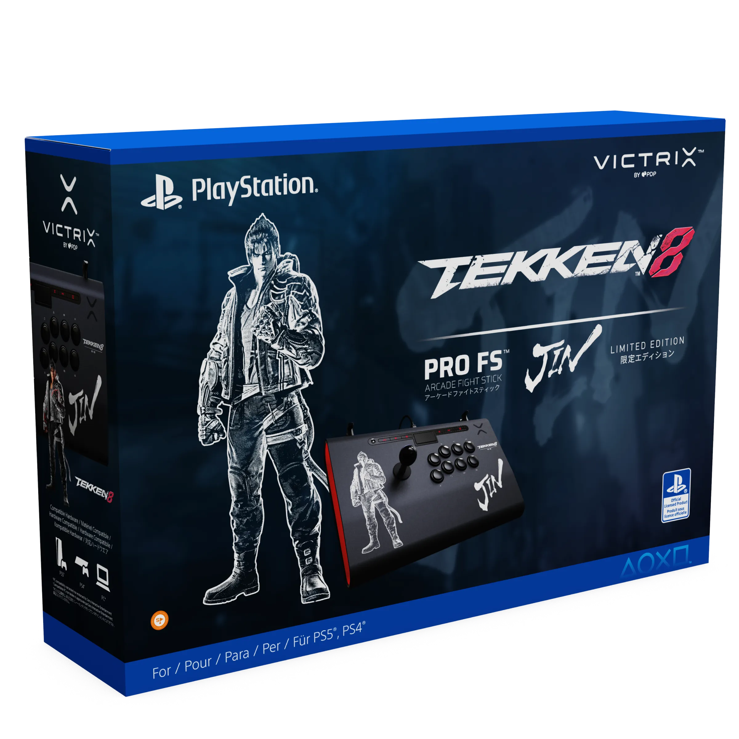 PS5, PS4 & PC TEKKEN 8 Victrix Pro FS Arcade Fight Stick: Jin