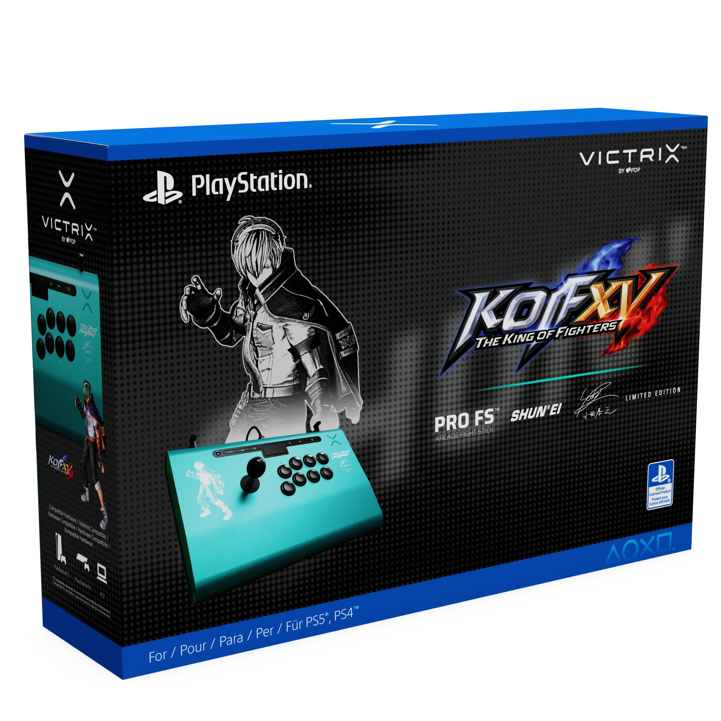 PS5, PS4 & PC Victrix Pro FS Arcade Fight Stick - The King of Fighters: Shun'ei