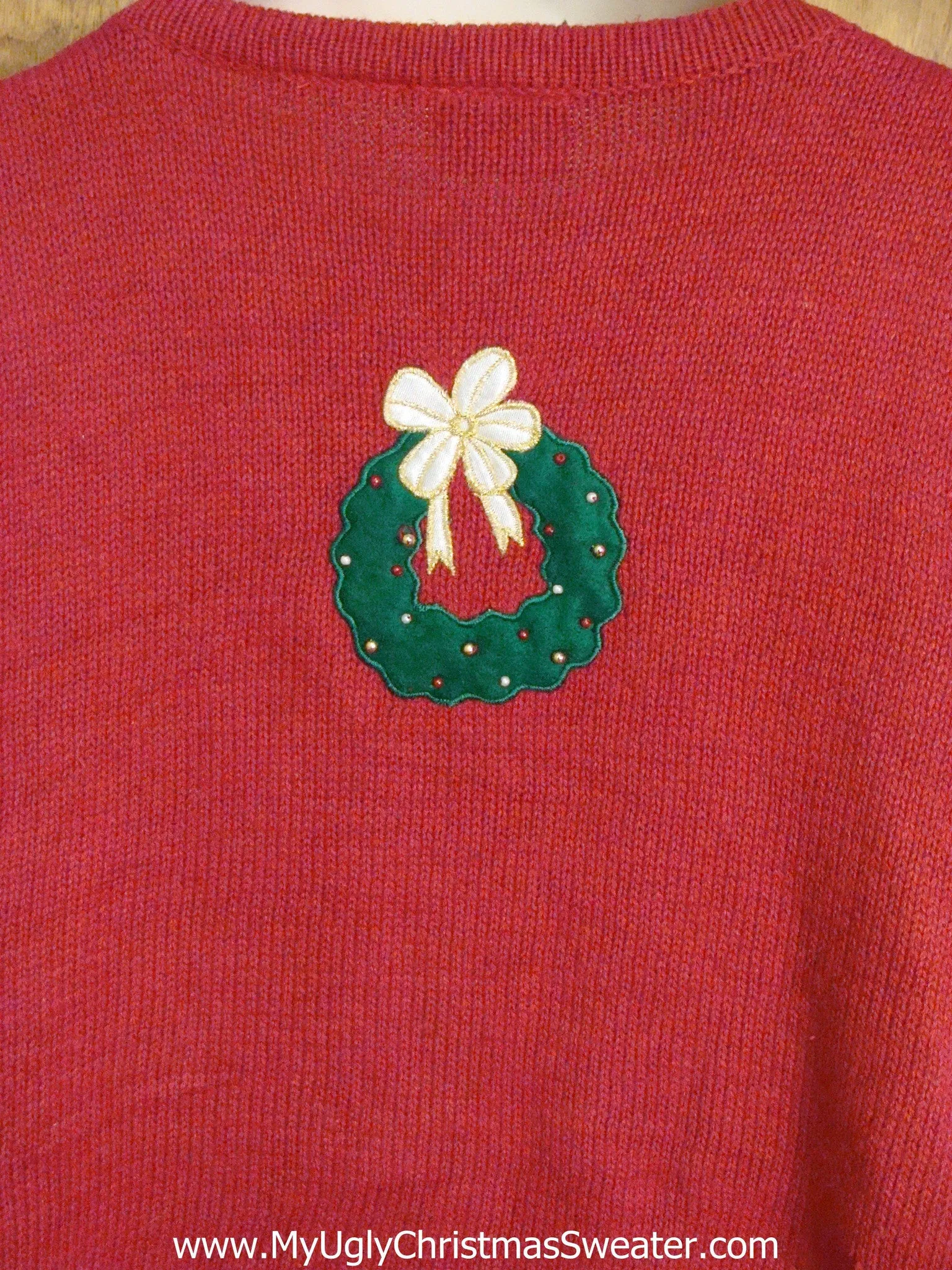 Puppy Dogs and Wreaths Ugliest Christmas Sweater Vest