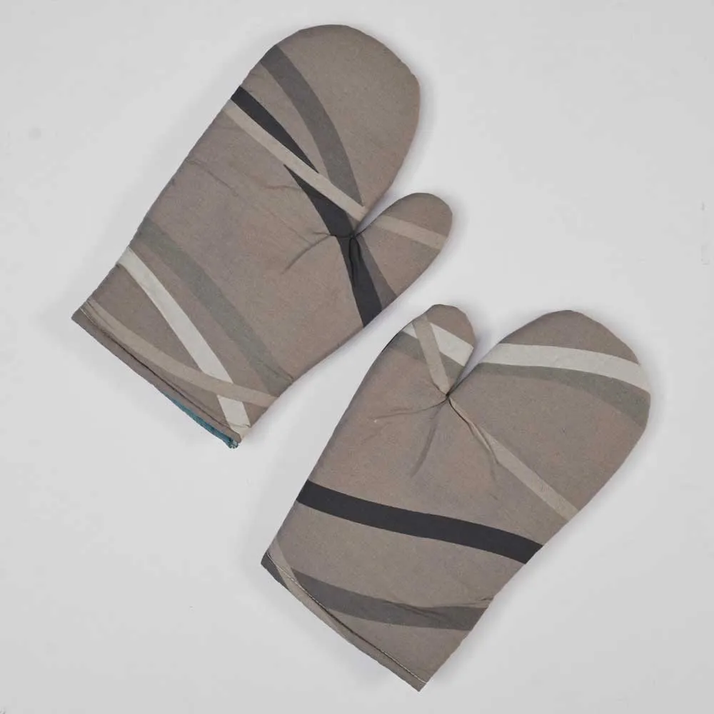 Quimper Cotton Heat Resistant Oven Gloves Pair