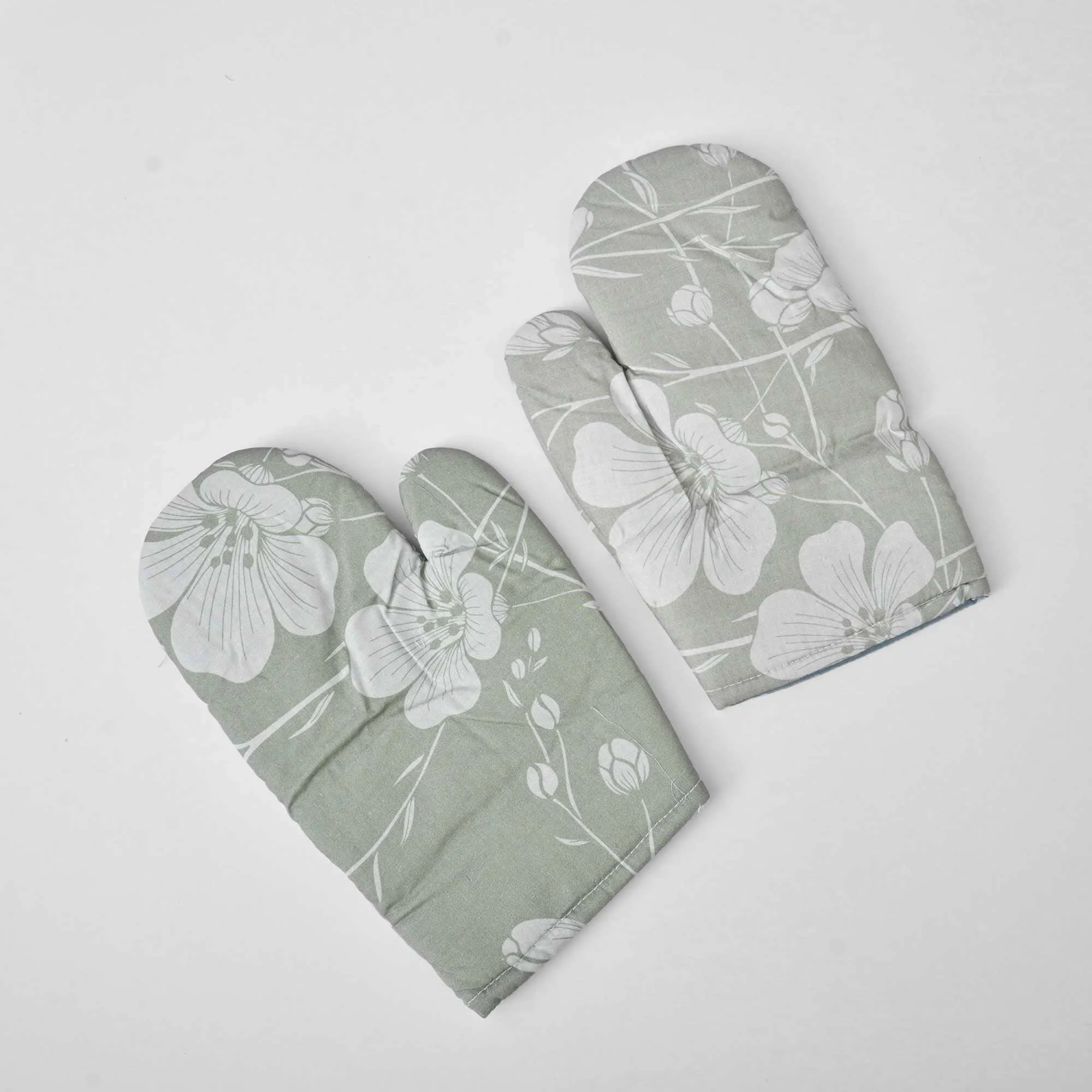 Quimper Cotton Heat Resistant Oven Gloves Pair