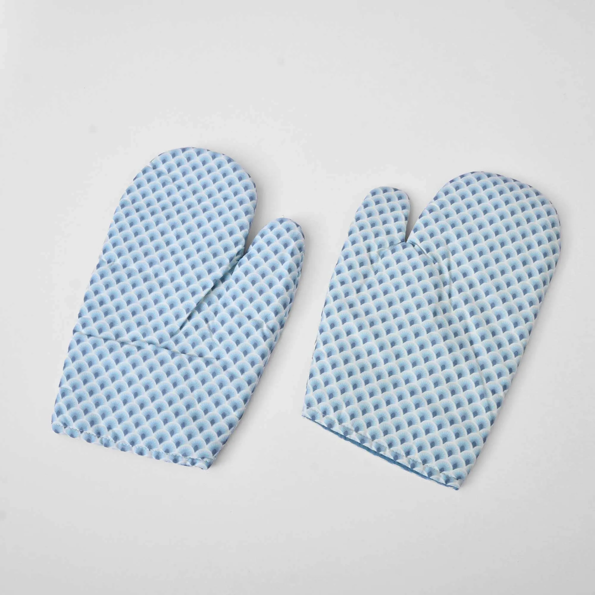 Quimper Cotton Heat Resistant Oven Gloves Pair