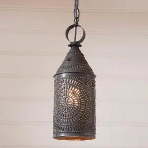 Revere Punched Black Pendant