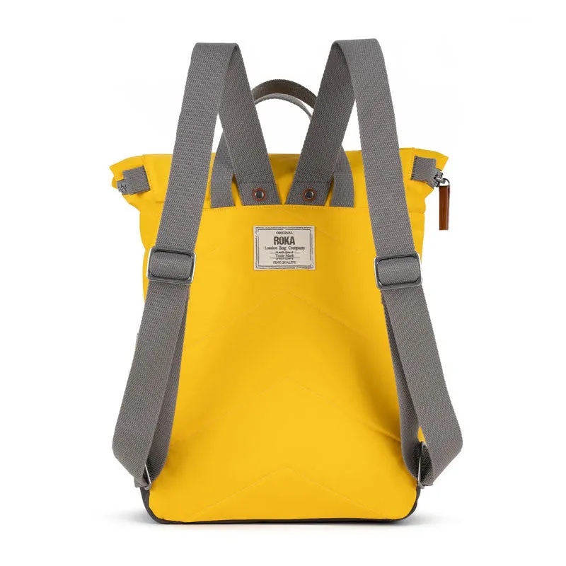 Roka Backpack Canfield B Small Sustainable Aspen Yellow