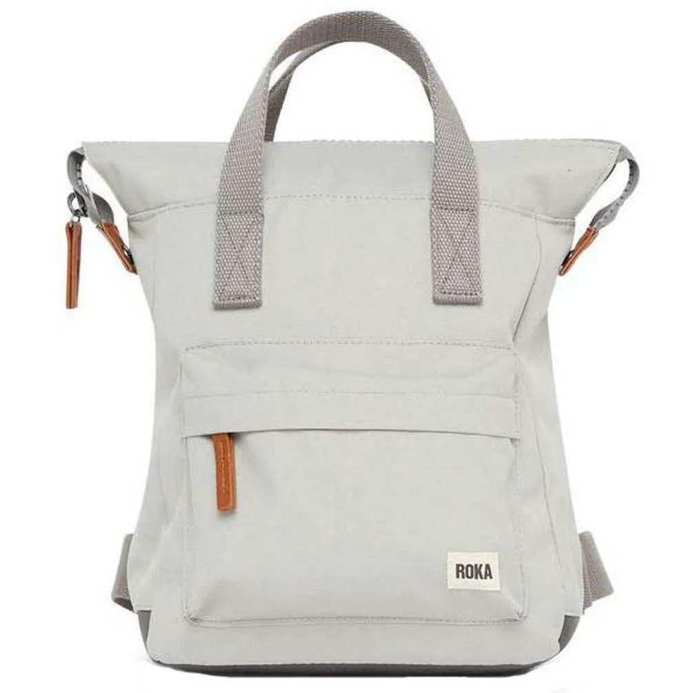 Roka Bantry B Small Sustainable Backpack - Mist Grey