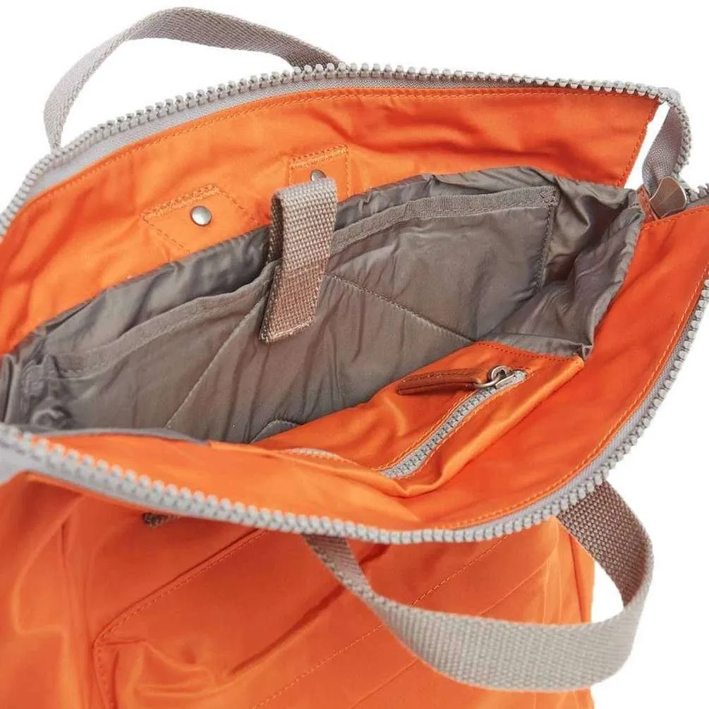 Roka Bantry B Small Sustainable Nylon Backpack - Burnt Orange