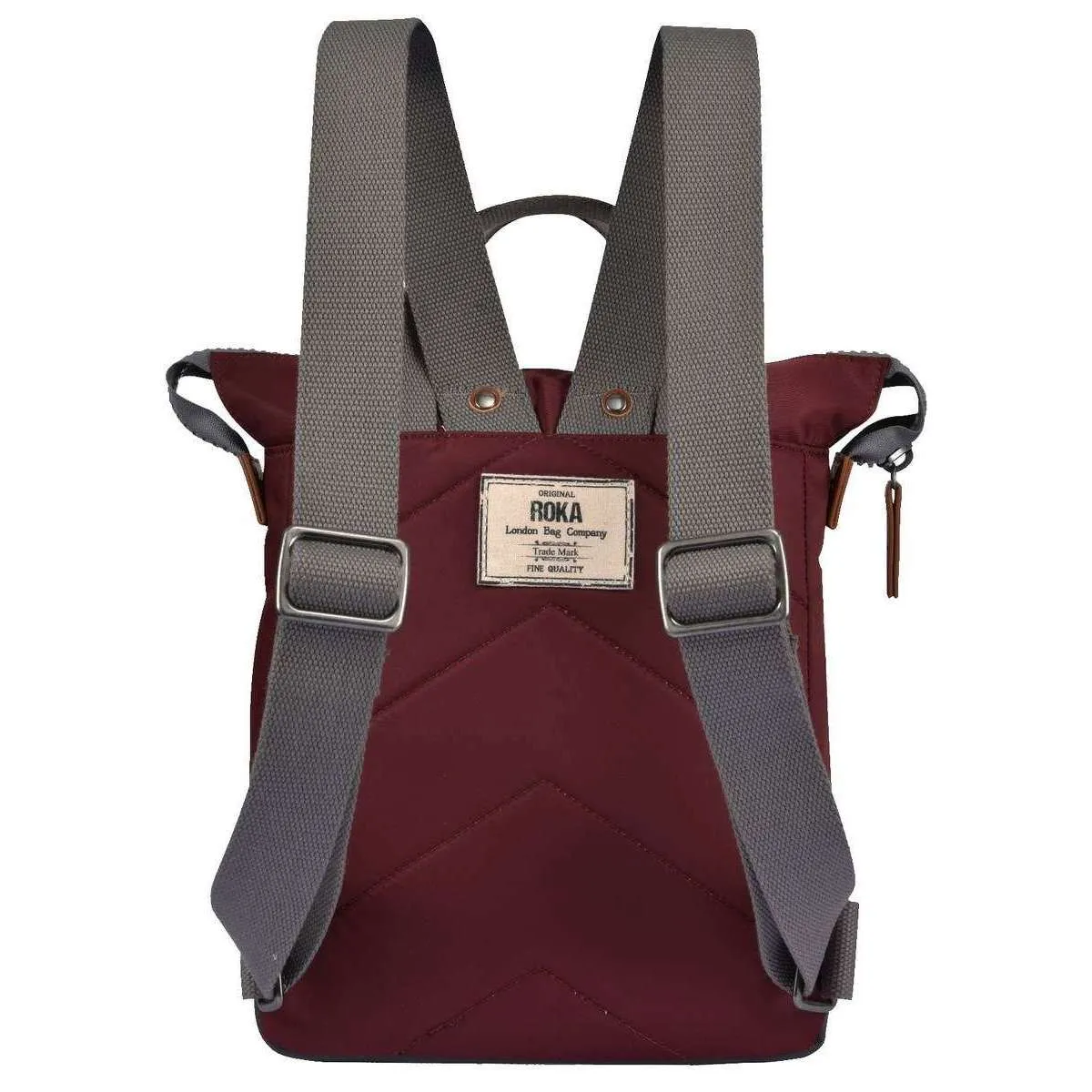 Roka Bantry B Small Sustainable Nylon Backpack - Port Red