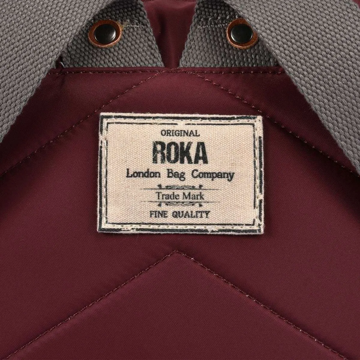 Roka Bantry B Small Sustainable Nylon Backpack - Port Red