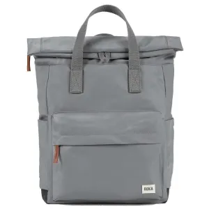 Roka Canfield B Medium Sustainable Nylon Backpack - Stormy Grey