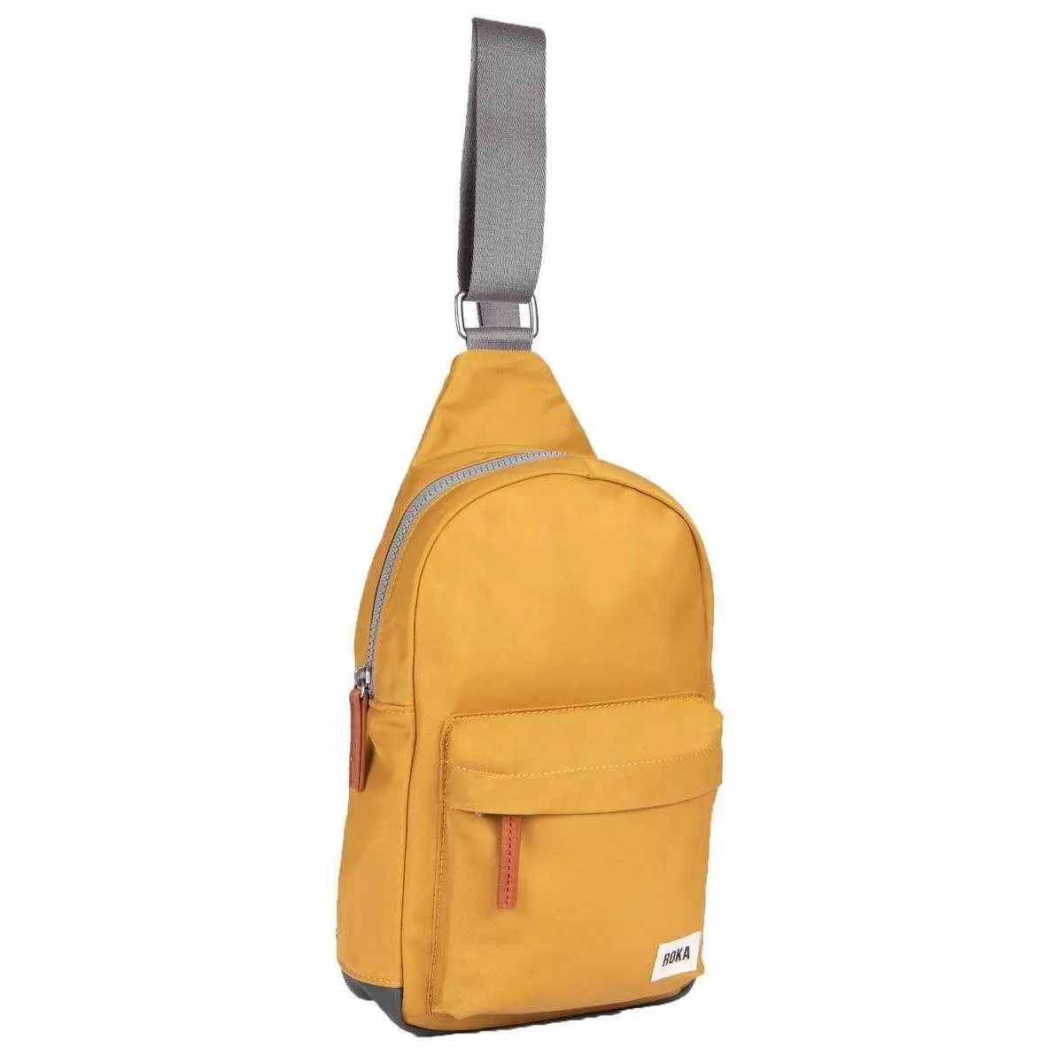 Roka Willesden B Sustainable Nylon Scooter Bag - Corn Yellow