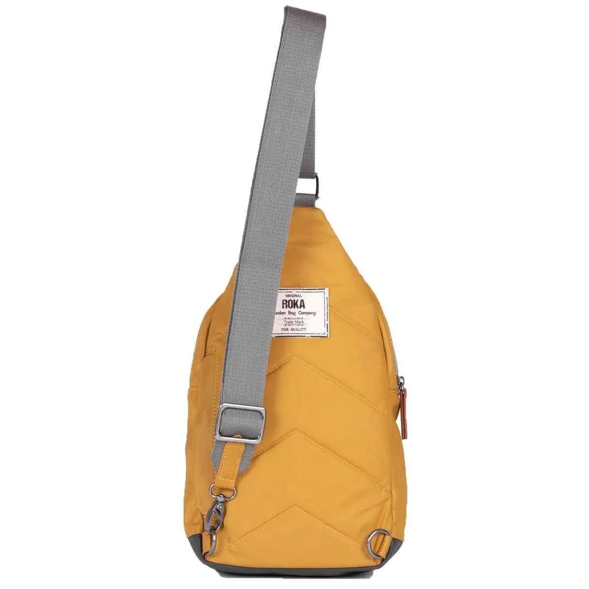 Roka Willesden B Sustainable Nylon Scooter Bag - Corn Yellow