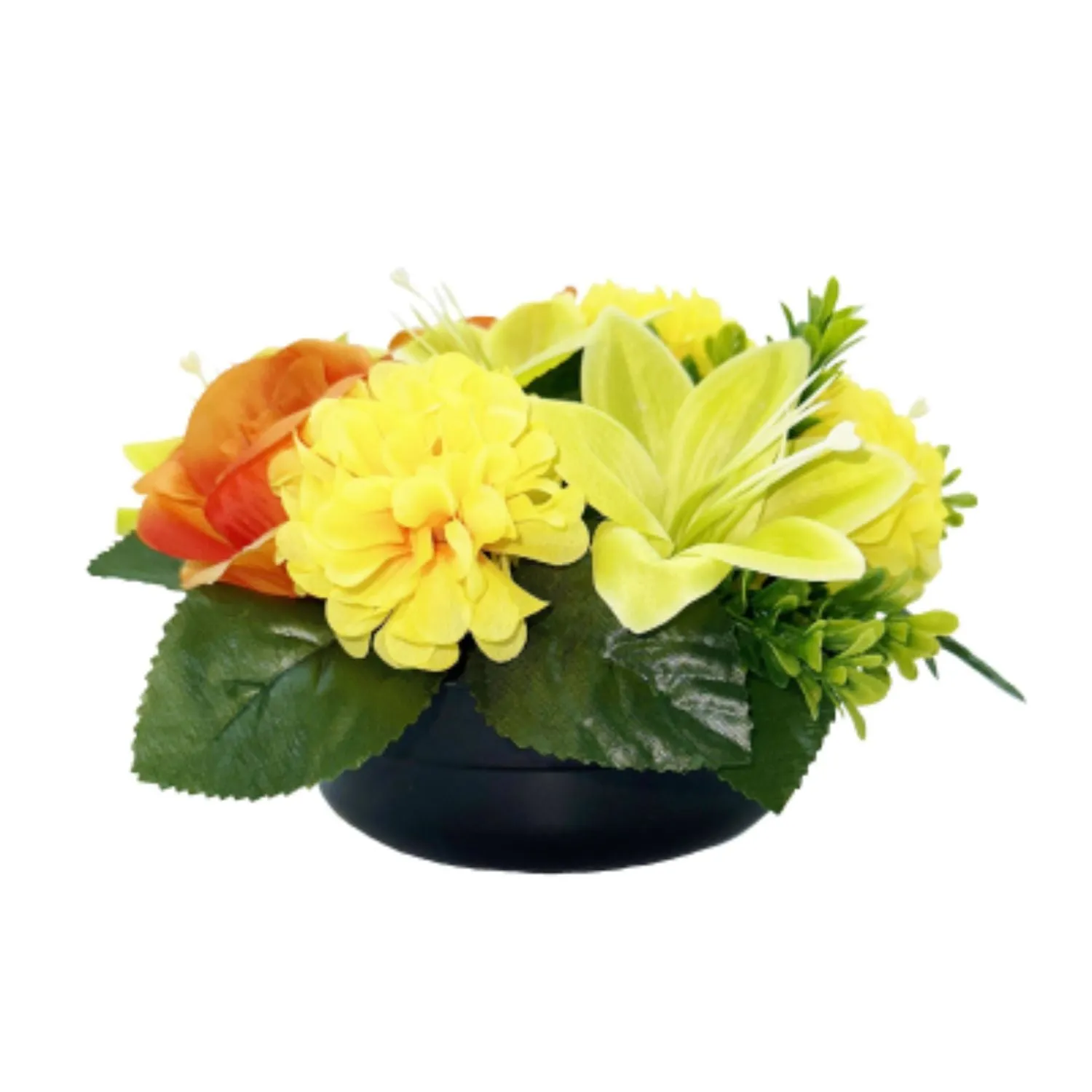 Sincere Floral Orange Rose Lily Chrysanthemum