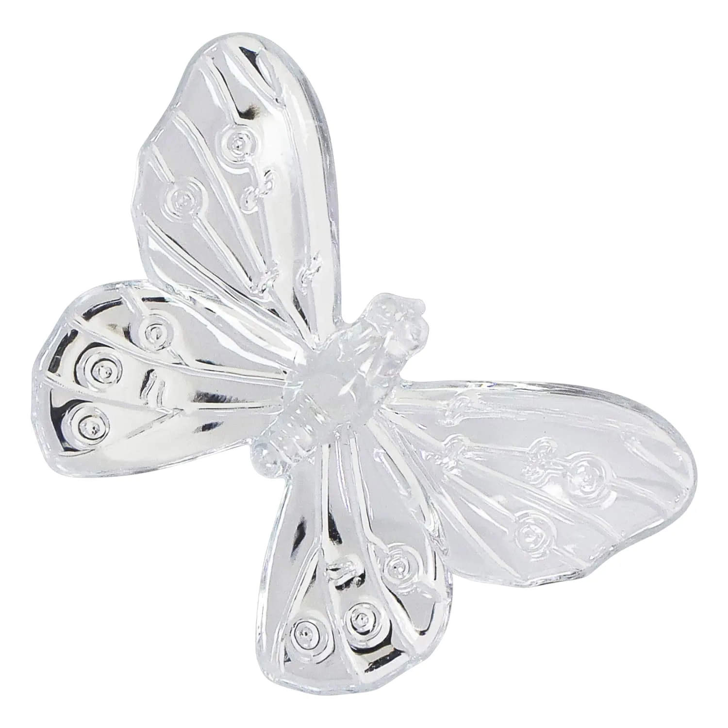 Solar Acrylic Butterfly, Hummingbird and Dragonfly Garden Stake Set of Three, 3 by 25 Inches