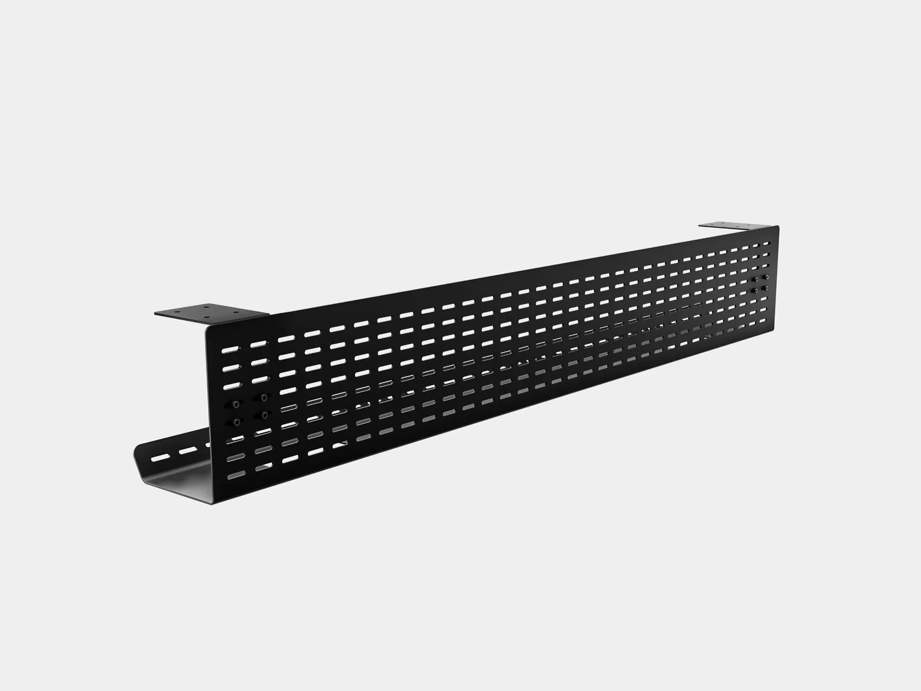 Steel underdesk organizer