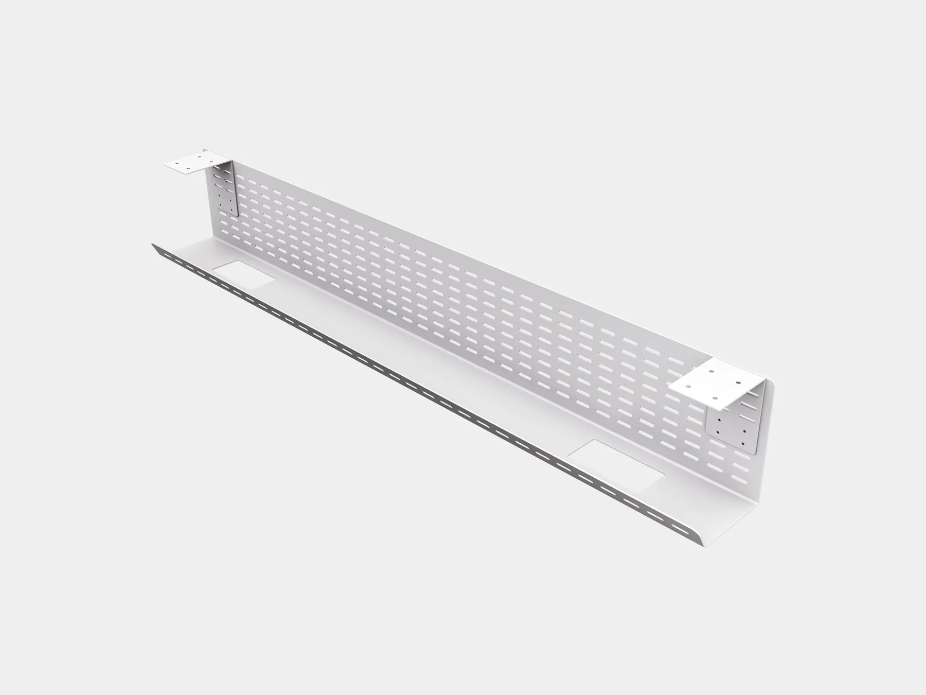 Steel underdesk organizer