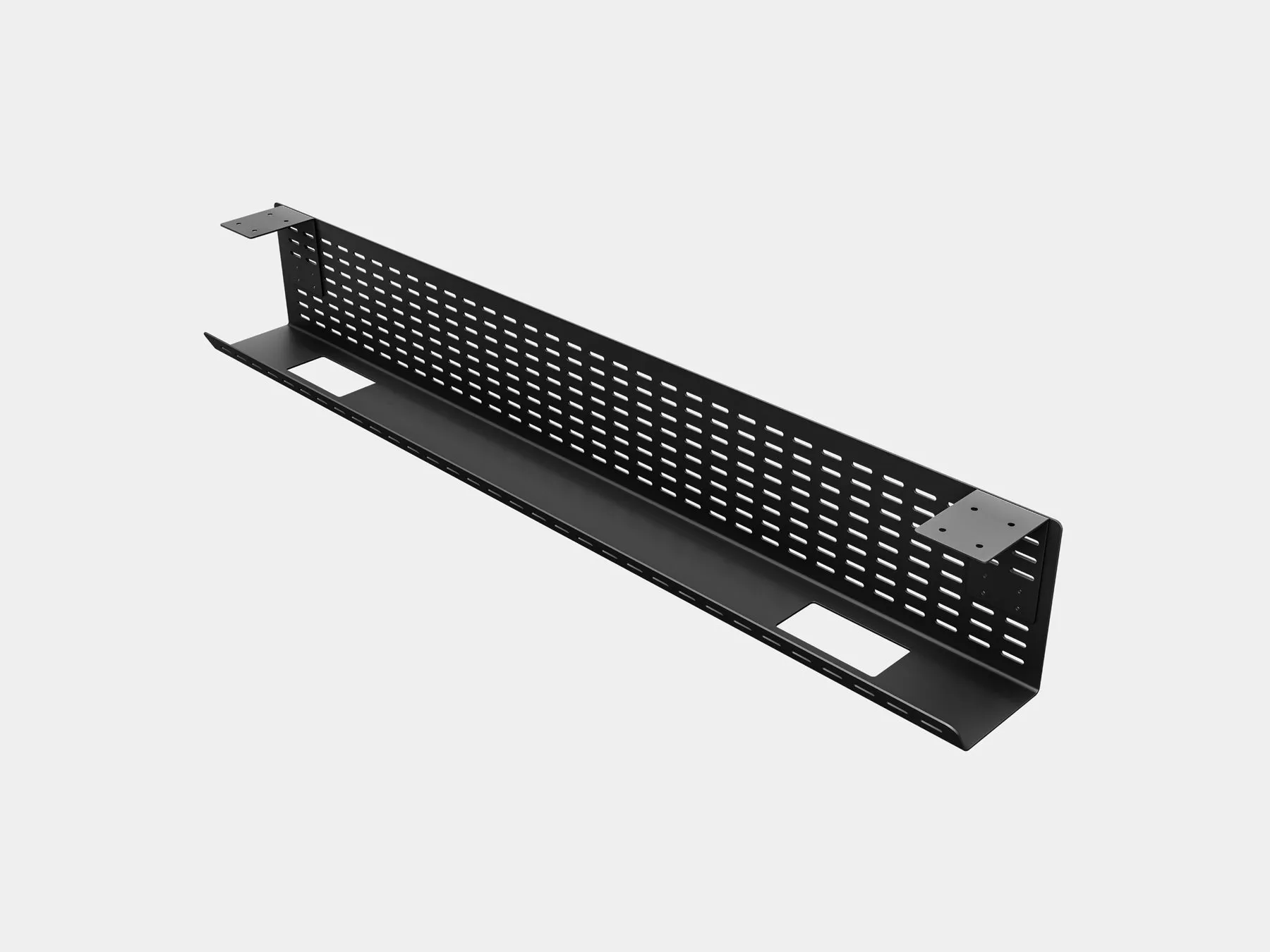 Steel underdesk organizer