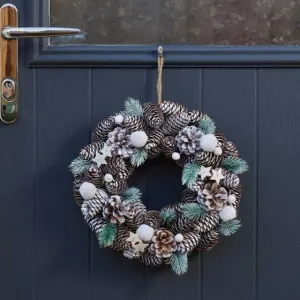 Three Kings FrostPine Wreath 50cm