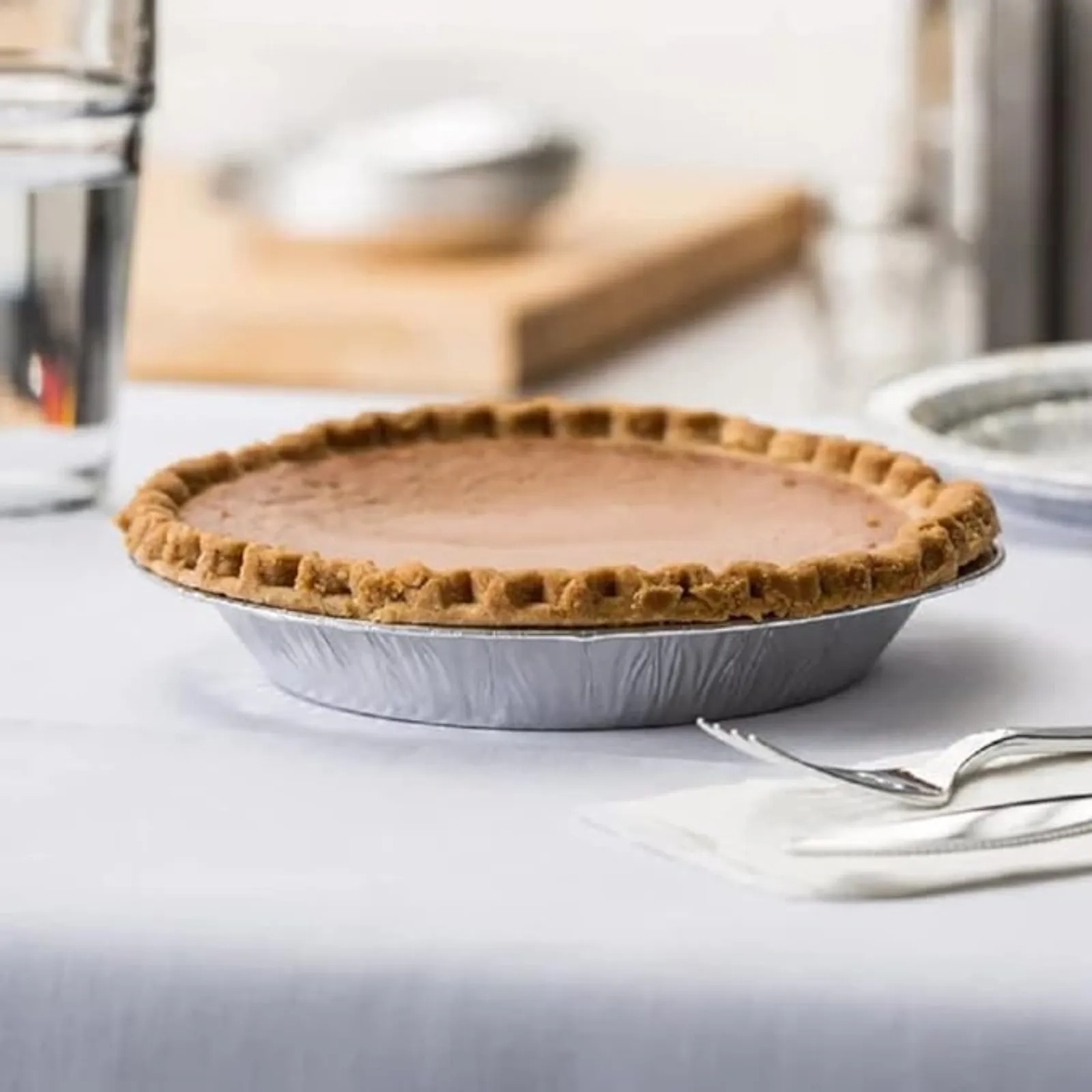 *WHOLESALE* Disposable 9” shallow Aluminum Foil Pie Pans | 500 ct/case