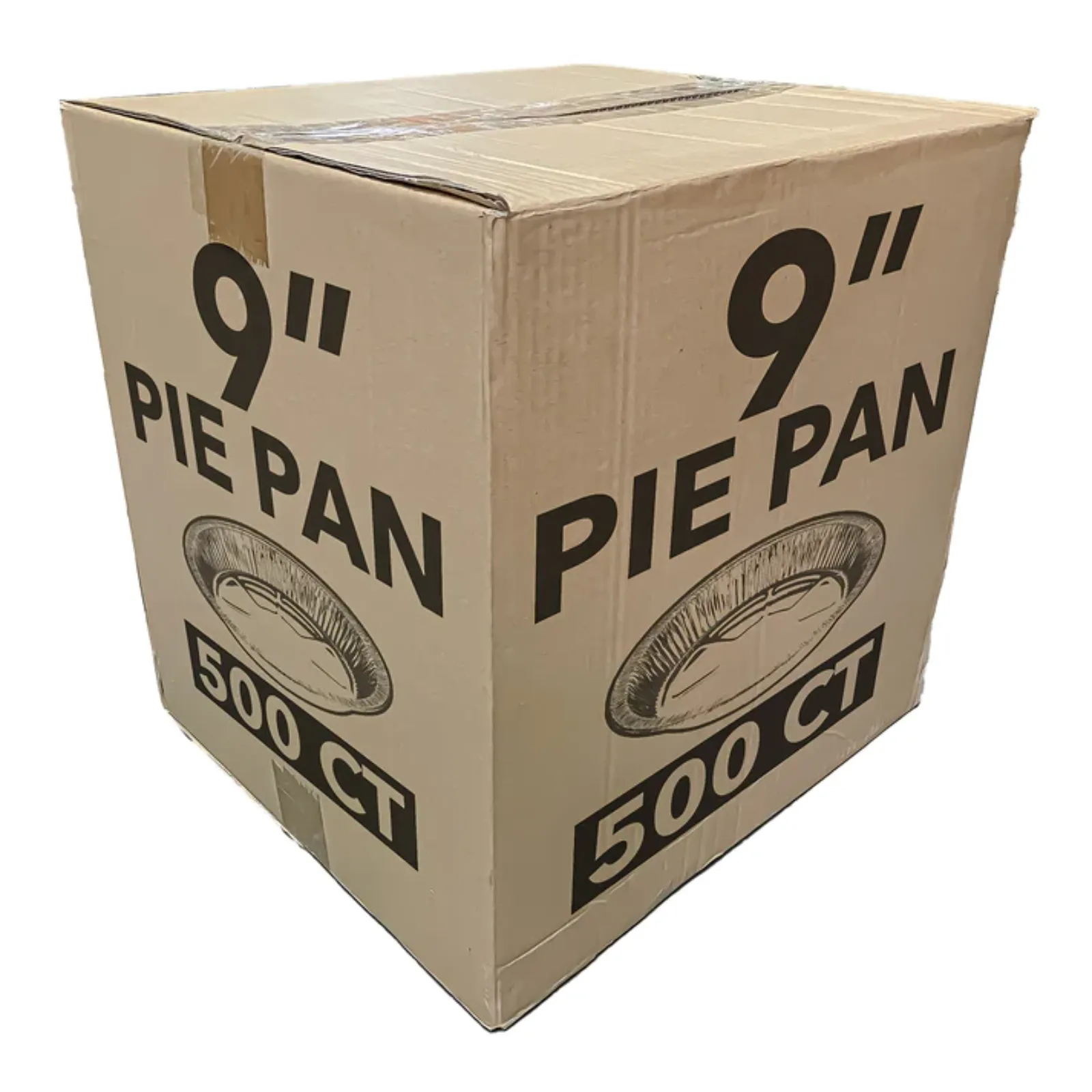 *WHOLESALE* Disposable 9” shallow Aluminum Foil Pie Pans | 500 ct/case