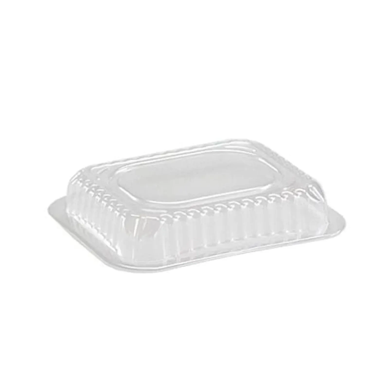 *WHOLESALE* Dome Lids For 1Lb Aluminum Oblong Pans 5" x 4" | 1000 ct/case